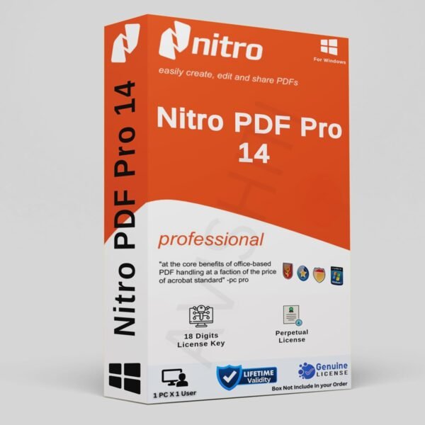 Nitro PDF Pro 14 For 1 Pc Lifetime