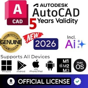 AutoCAD 5 Years Subscription For Pc/Mac